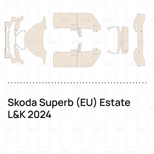 PPF prédécoupé Skoda Superb (EU) Estate L&K 2024