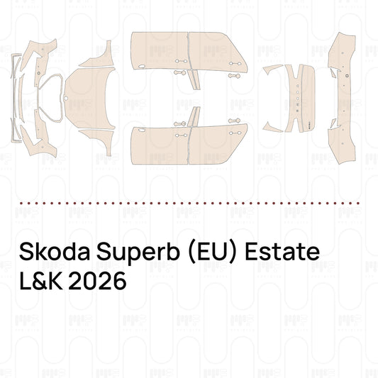 PPF prédécoupé Skoda Superb (EU) Estate L&K 2026