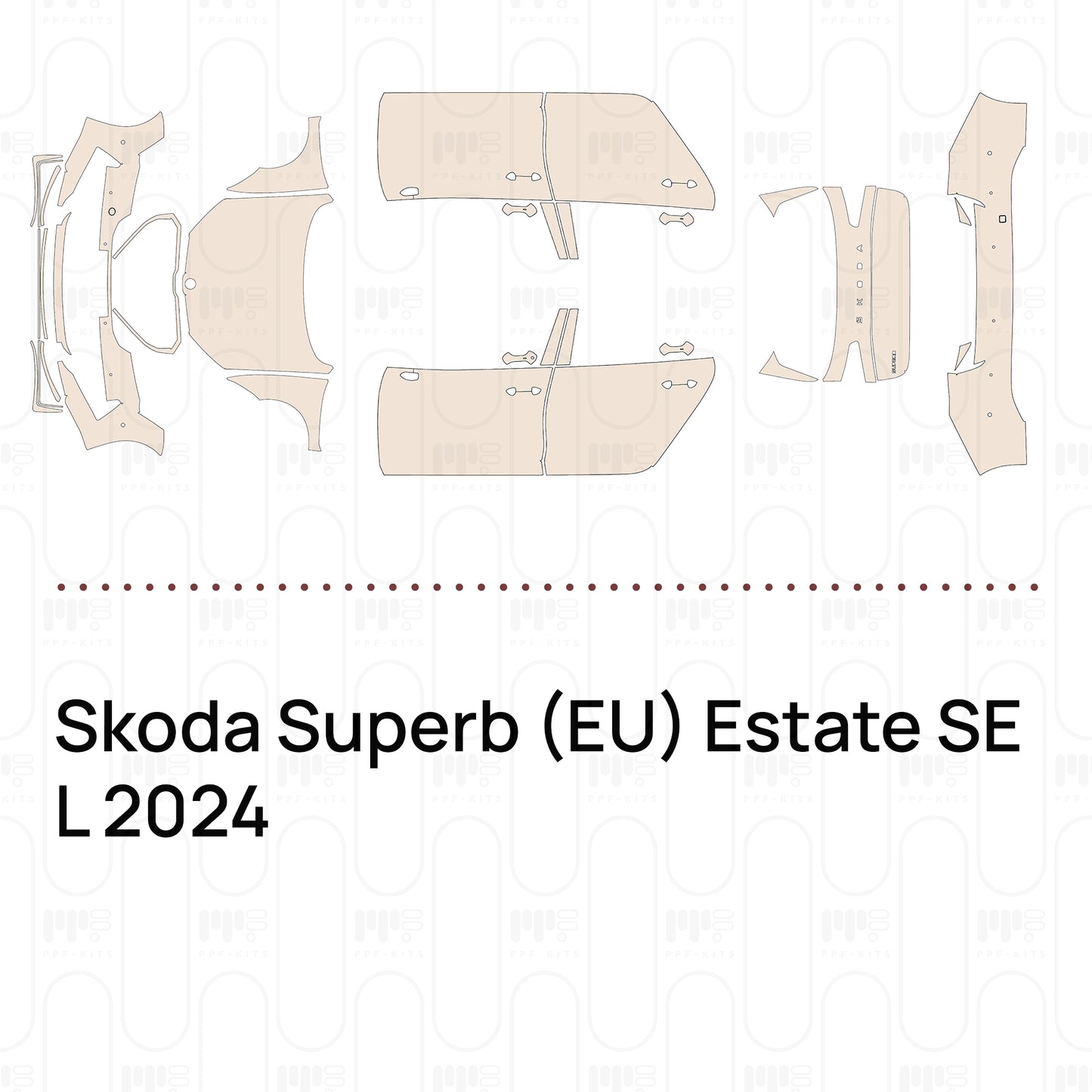 PPF prédécoupé Skoda Superb (EU) Estate SE L 2024