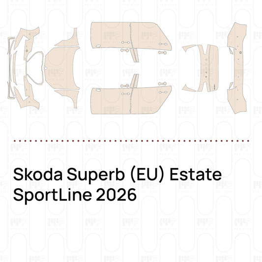PPF prédécoupé Skoda Superb (EU) Estate SportLine 2026