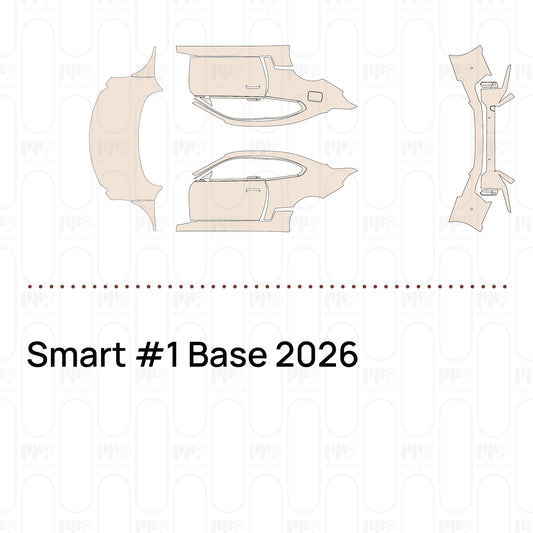 PPF prédécoupé Smart #1 Base 2026