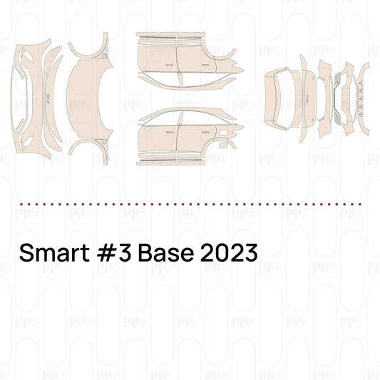 PPF prédécoupé Smart #3 Base 2023
