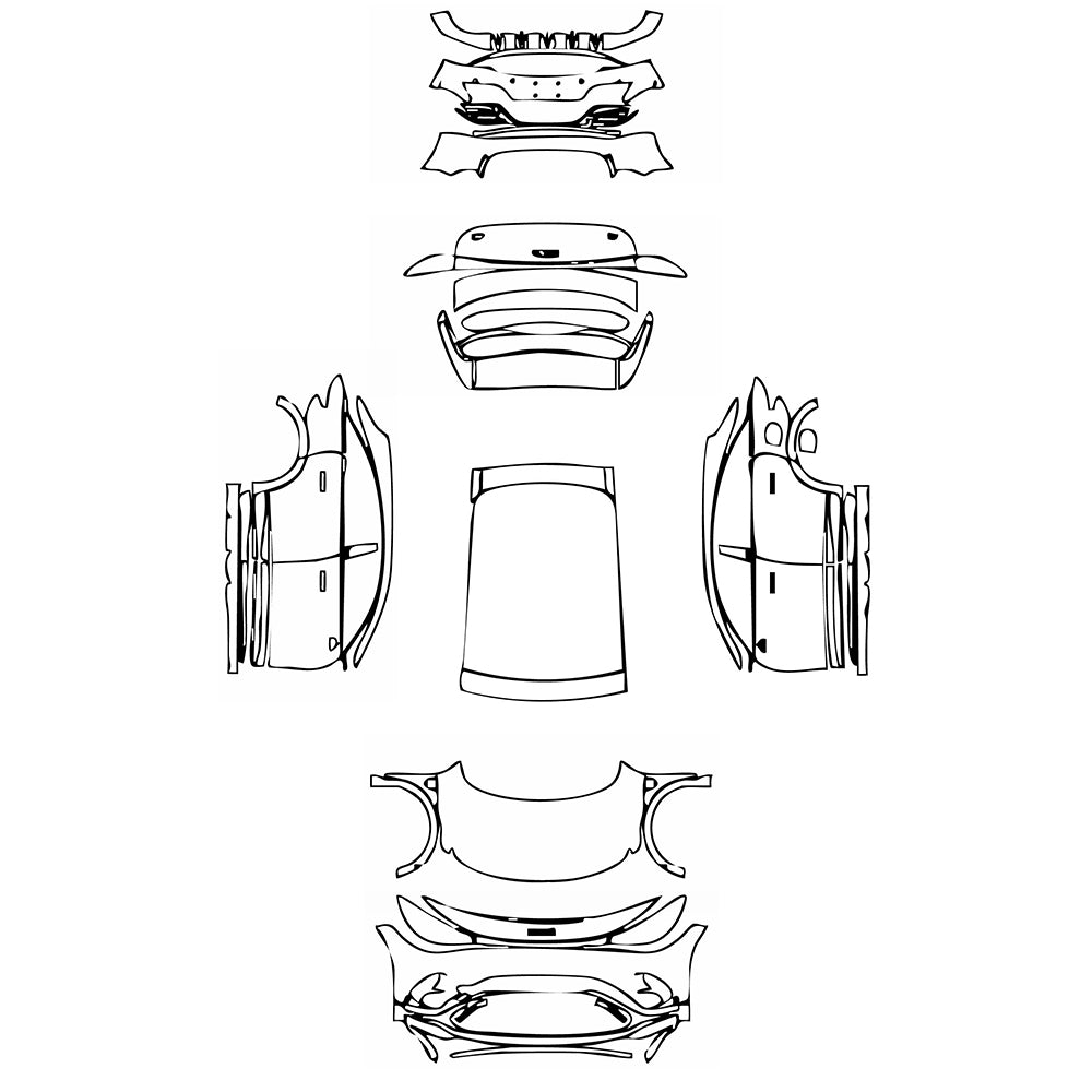 Pre-Cut PPF Smart #3 Brabus 2024 - PPF-Kits