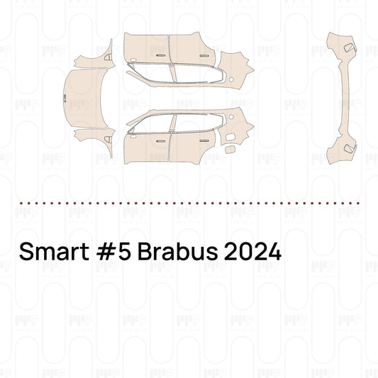 PPF prédécoupé Smart #5 Brabus 2024