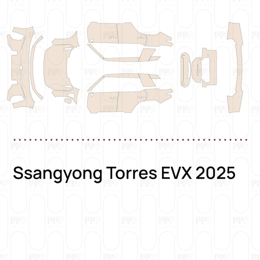 PPF prédécoupé Ssangyong Torres EVX 2025