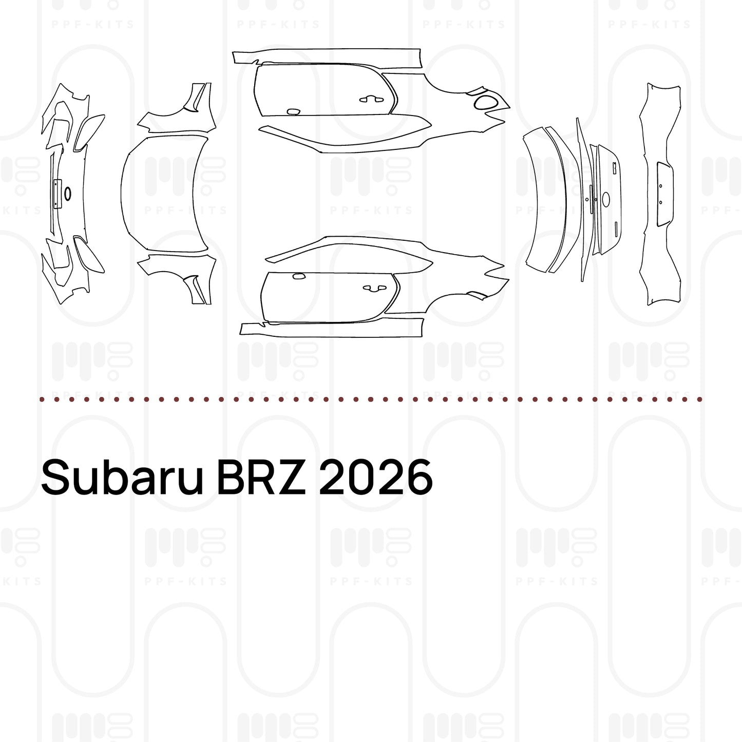 PPF prédécoupé Subaru BRZ 2026