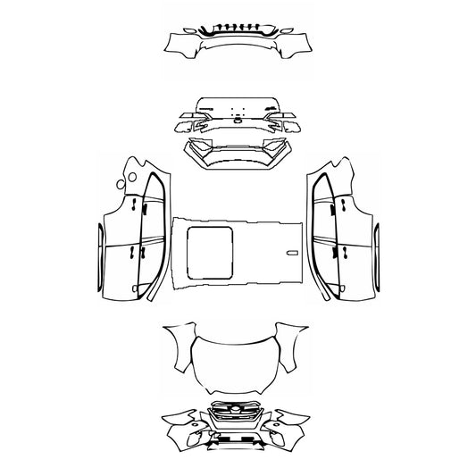 Pre-Cut PPF Subaru Forester (US) Touring 2024 - PPF-Kits