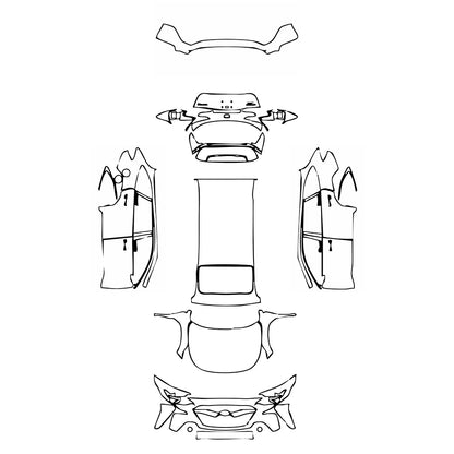 Pre-Cut PPF Subaru Outback (US) Onyx Edition 2023 - PPF-Kits