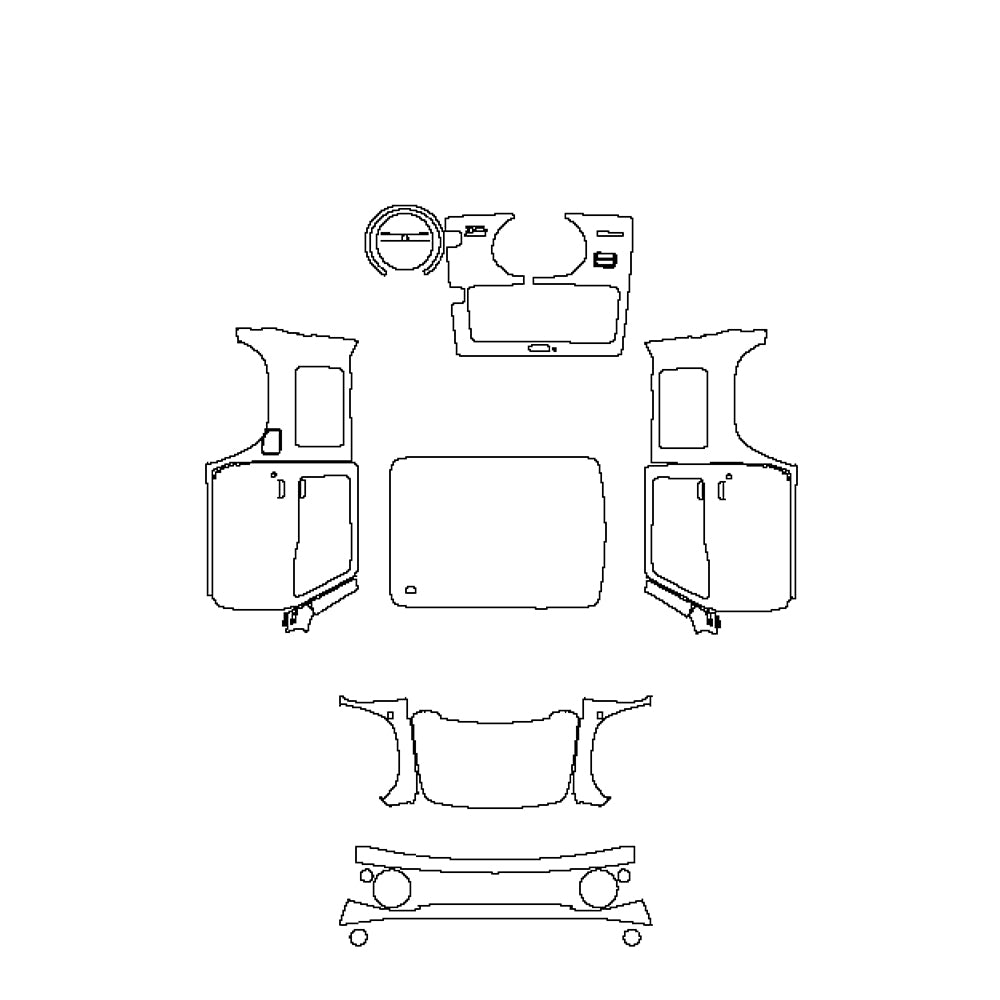 Pre-Cut PPF Suzuki Jimny 3Door 2019 - PPF-Kits