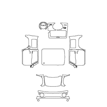 Pre-Cut PPF Suzuki Jimny 3Door 2022 - PPF-Kits
