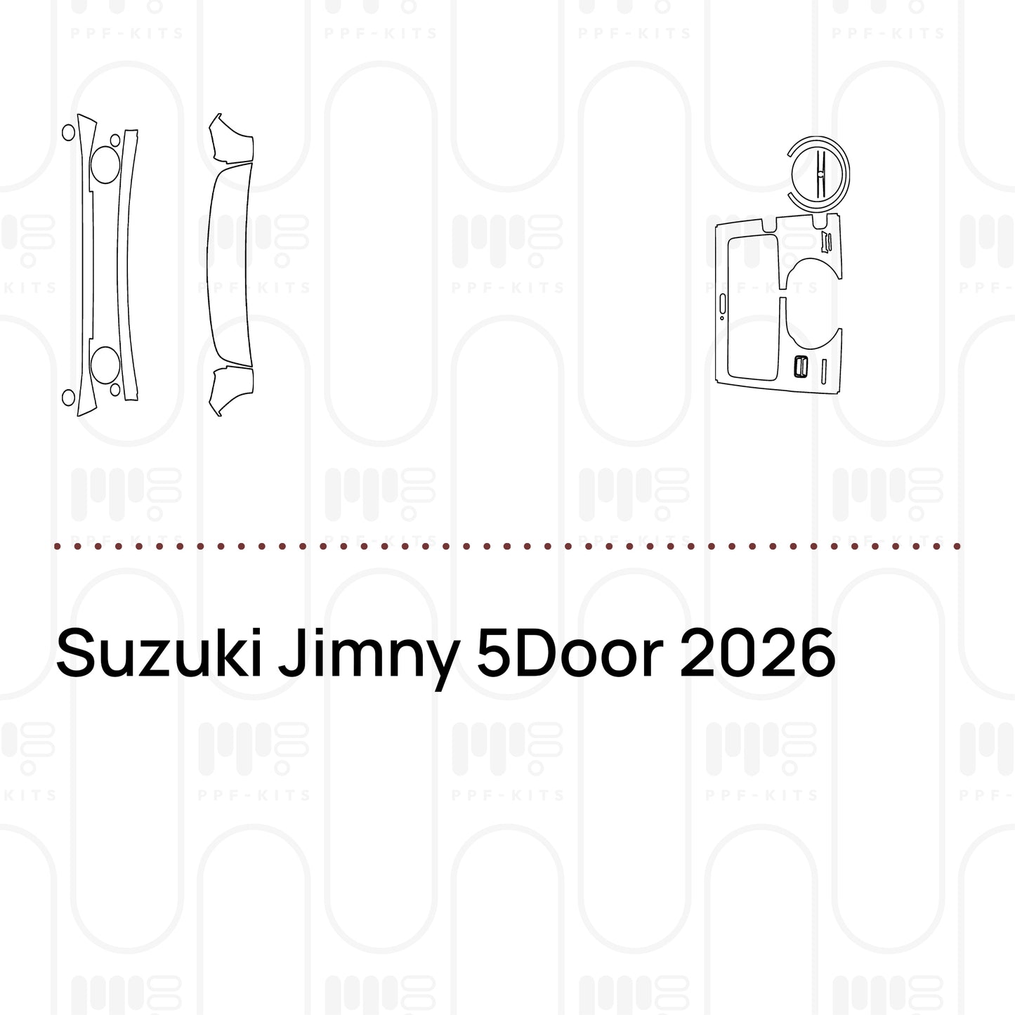 PPF prédécoupé Suzuki Jimny 5Door 2026