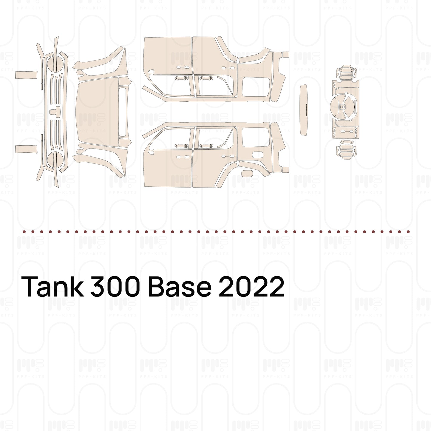 PPF prédécoupé Tank 300 Base 2022