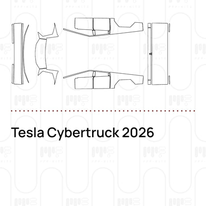 PPF prédécoupé Tesla Cybertruck 2026