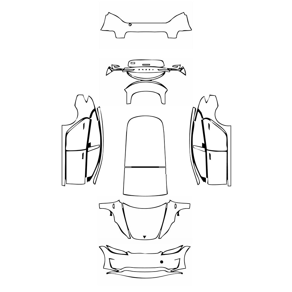Pre-Cut PPF Tesla Model 3 (Highland) Performance 2023 - PPF-Kits