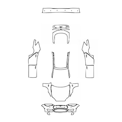 Pre-Cut PPF Tesla Model S 2013 - PPF-Kits