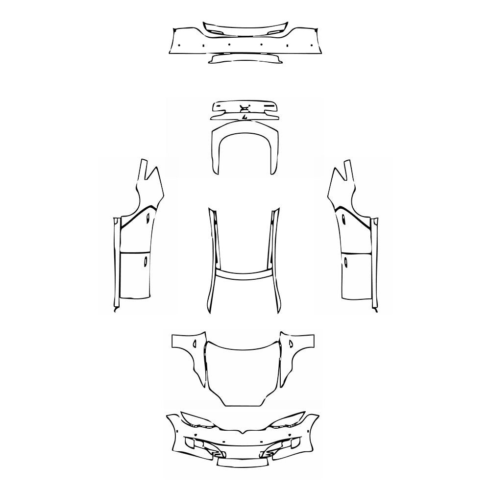 Pre-Cut PPF Tesla Model S 2017 - PPF-Kits