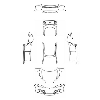 Pre-Cut PPF Tesla Model S 2019 - PPF-Kits