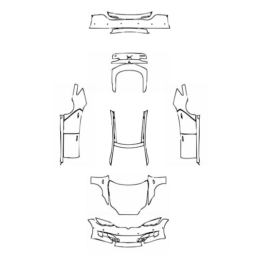 Pre-Cut PPF Tesla Model S 2019 - PPF-Kits