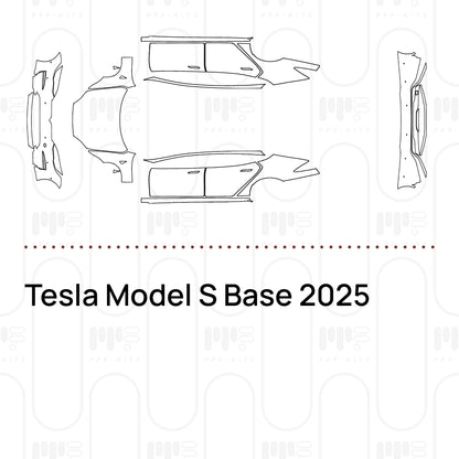 PPF prédécoupé Tesla Model S Base 2025