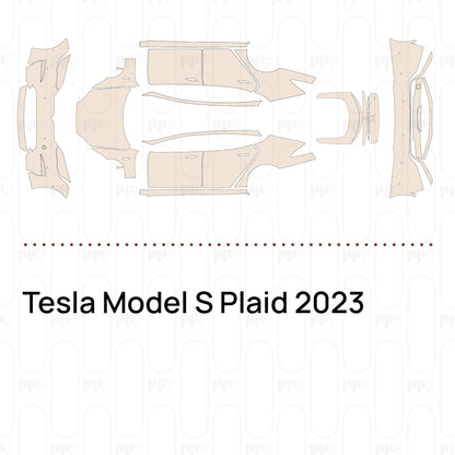 PPF prédécoupé Tesla Model S Plaid 2023
