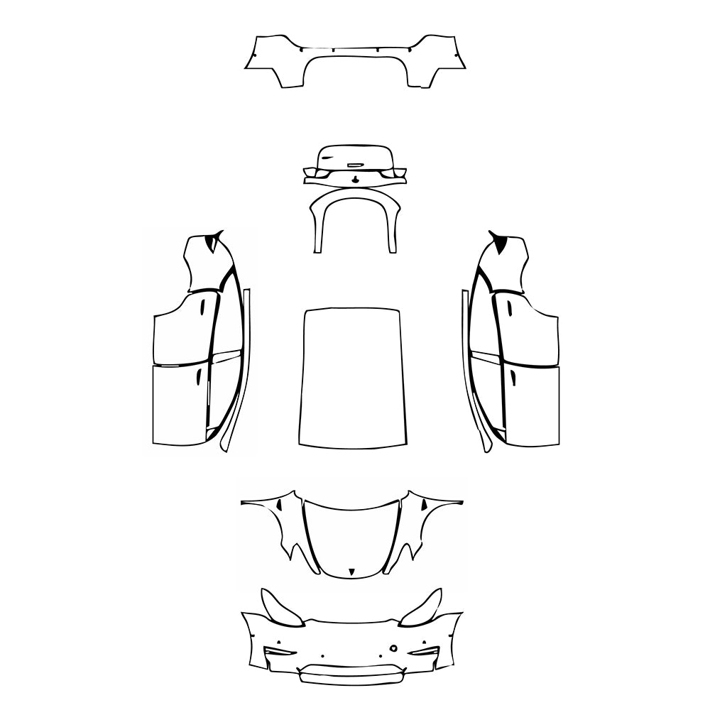Pre-Cut PPF Tesla Model Y Base 2023 - PPF-Kits