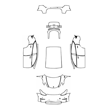 Pre-Cut PPF Tesla Model Y Performance 2023 - PPF-Kits
