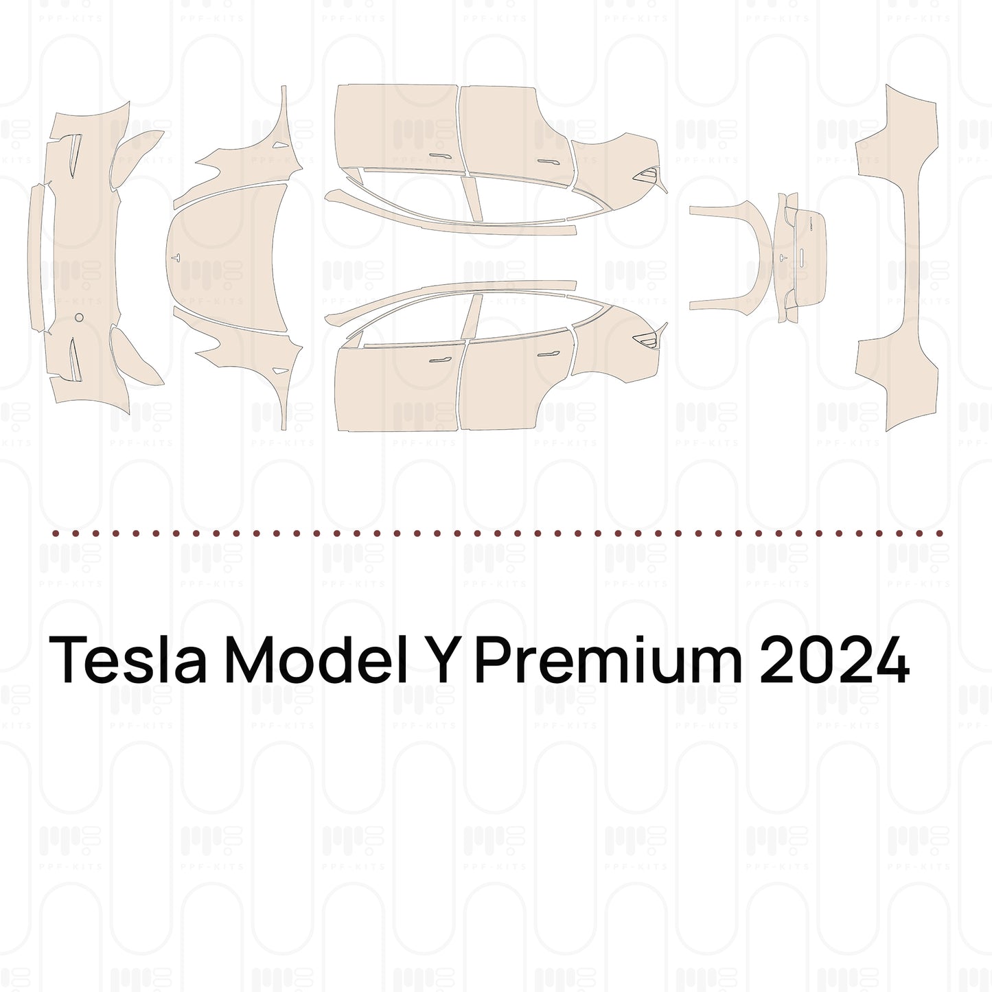 PPF prédécoupé Tesla Model Y Premium 2024