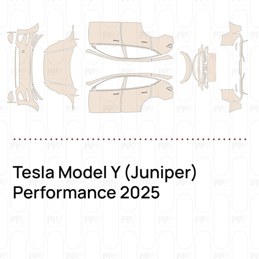 PPF prédécoupé Tesla Model Y (Juniper) Performance 2025