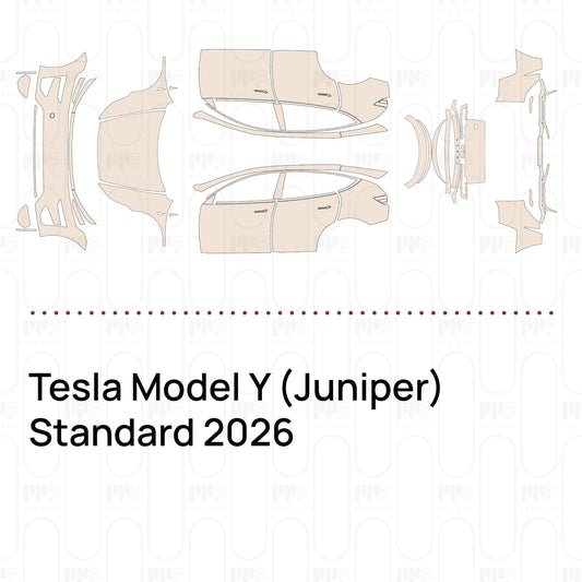 PPF prédécoupé Tesla Model Y (Juniper) Standard 2026