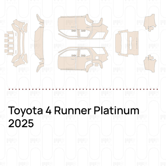 PPF prédécoupé Toyota 4 Runner Platinum 2025