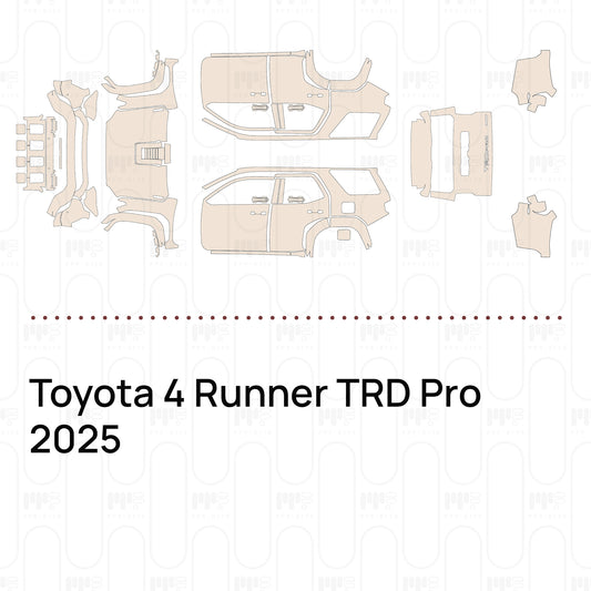PPF prédécoupé Toyota 4 Runner TRD Pro 2025