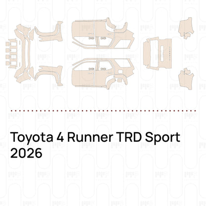 PPF prédécoupé Toyota 4 Runner TRD Sport 2026