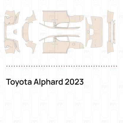 PPF prédécoupé Toyota Alphard 2023