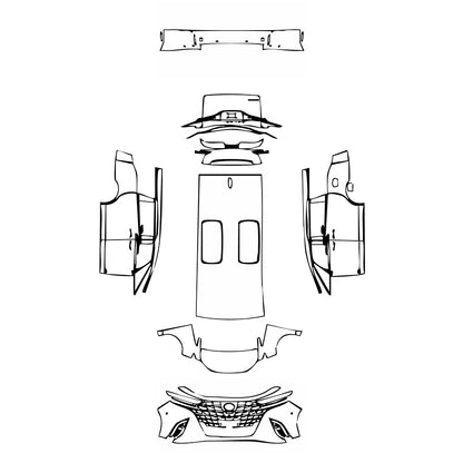Pre-Cut PPF Toyota Alphard 2024 - PPF-Kits
