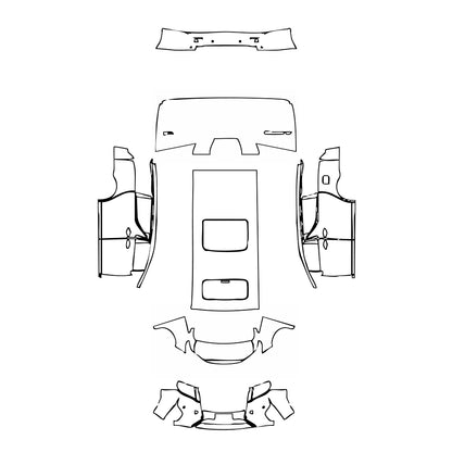 Pre-Cut PPF Toyota Alphard ALPHARD 2016 - PPF-Kits