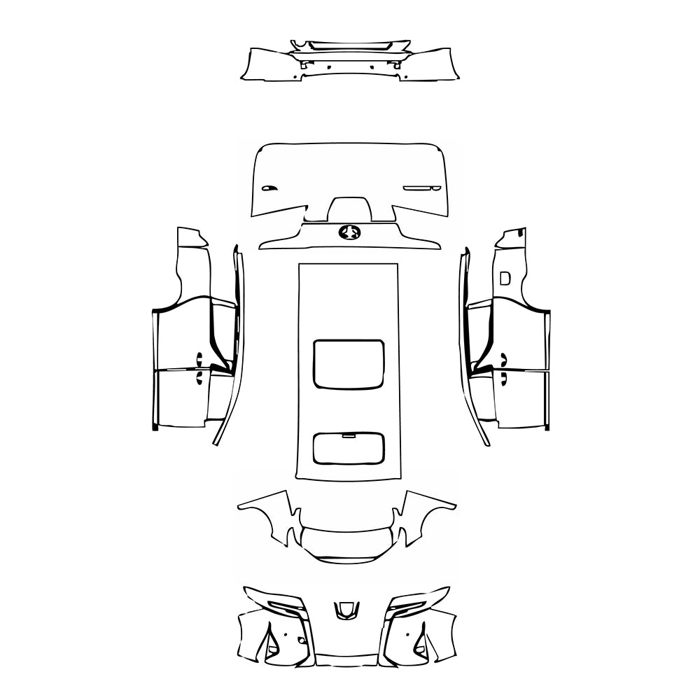 Pre-Cut PPF Toyota Alphard ALPHARD 2021 - PPF-Kits