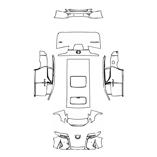 Pre-Cut PPF Toyota Alphard ALPHARD 2022 - PPF-Kits