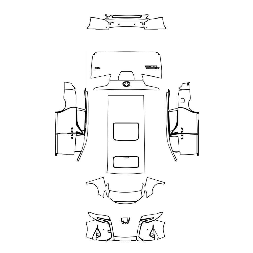 Pre-Cut PPF Toyota Alphard ALPHARD Executive Lounge 2022 - PPF-Kits