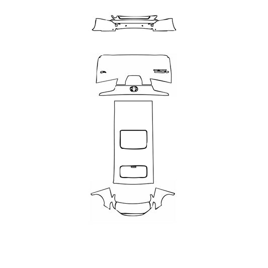 Pre-Cut PPF Toyota Alphard ALPHARD Executive Lounge S 2020 - PPF-Kits