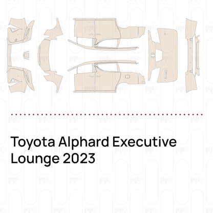 PPF prédécoupé Toyota Alphard Executive Lounge 2023