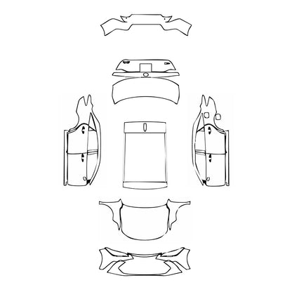 Pre-Cut PPF Toyota Avalon Luxury 2020 - PPF-Kits