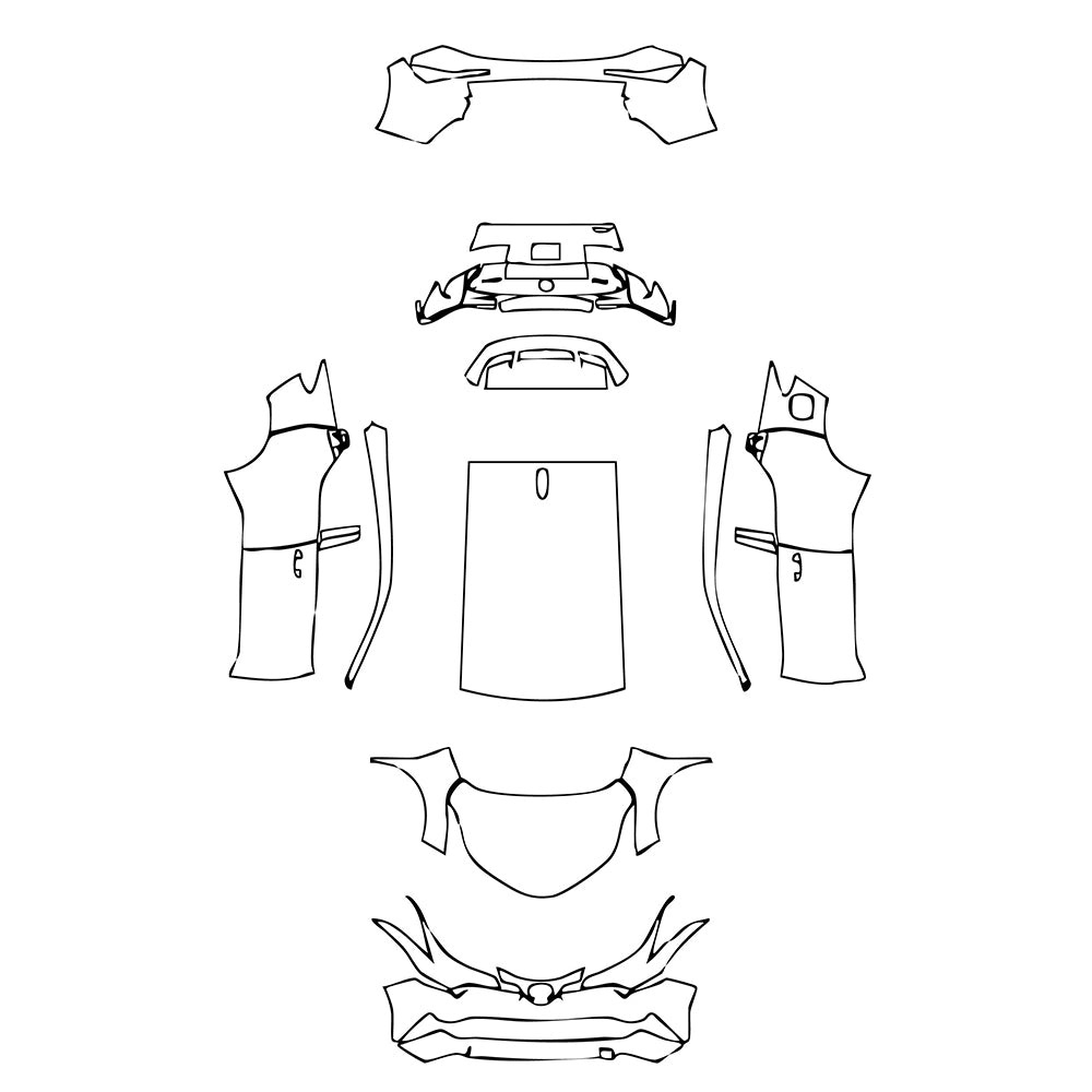 Pre-Cut PPF Toyota C-HR 2018 - PPF-Kits
