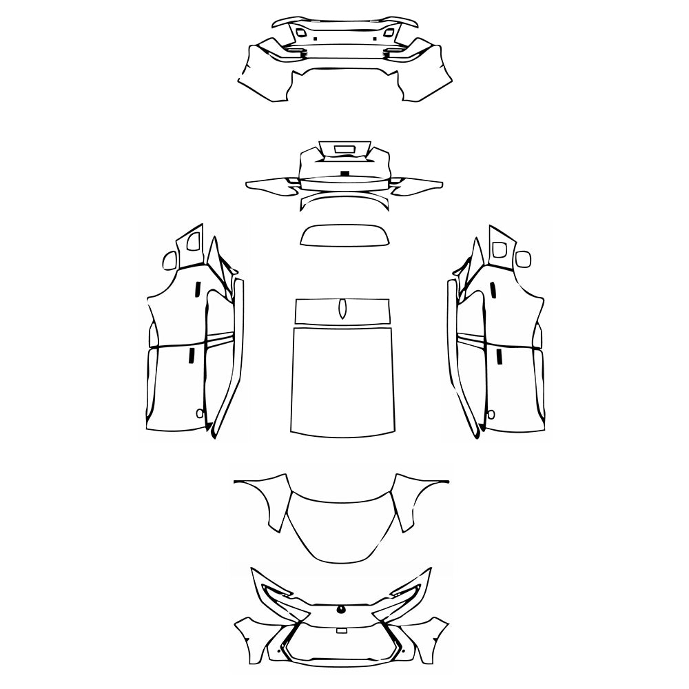 Pre-Cut PPF Toyota C-HR PHEV (EU) 2024 - PPF-Kits