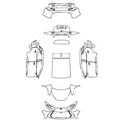 Pre-Cut PPF Toyota C-HR PHEV (EU) 2025 - PPF-Kits