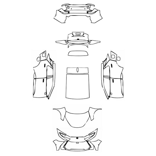 Pre-Cut PPF Toyota C-HR PHEV (EU) 2025 - PPF-Kits