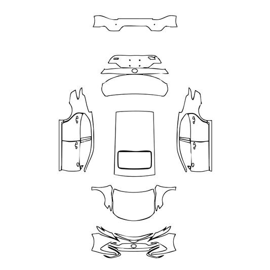 Pre-Cut PPF Toyota Camry (CN) Luxury 2022 - PPF-Kits