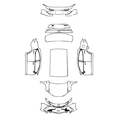 Pre-Cut PPF Toyota Camry (CN) Luxury 2025 - PPF-Kits