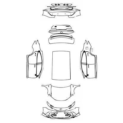 Pre-Cut PPF Toyota Camry (CN) Sport Plus 2024 - PPF-Kits