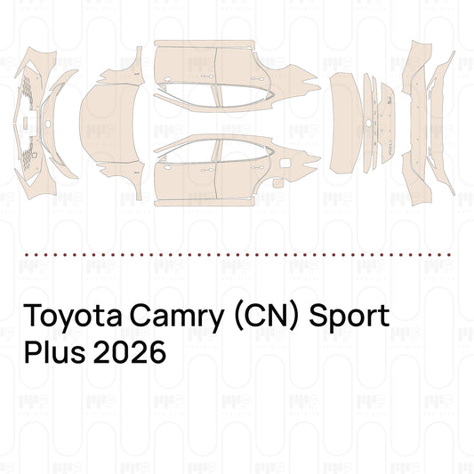 PPF prédécoupé Toyota Camry (CN) Sport Plus 2026