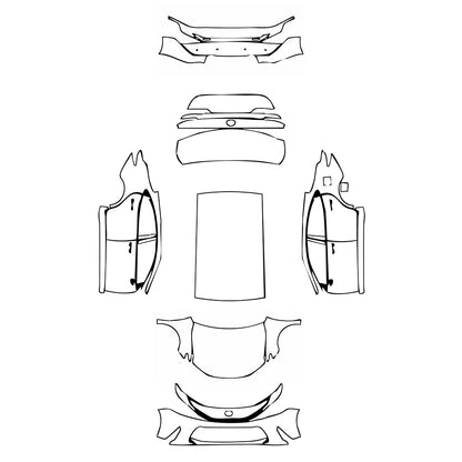 Pre-Cut PPF Toyota Camry (US) XLE 2025 - PPF-Kits